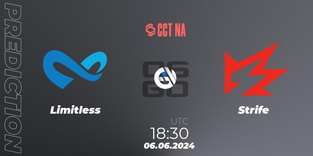 Pronóstico Limitless - Strife. 06.06.2024 at 20:30, Counter-Strike (CS2), CCT Season 2 North American Series #1