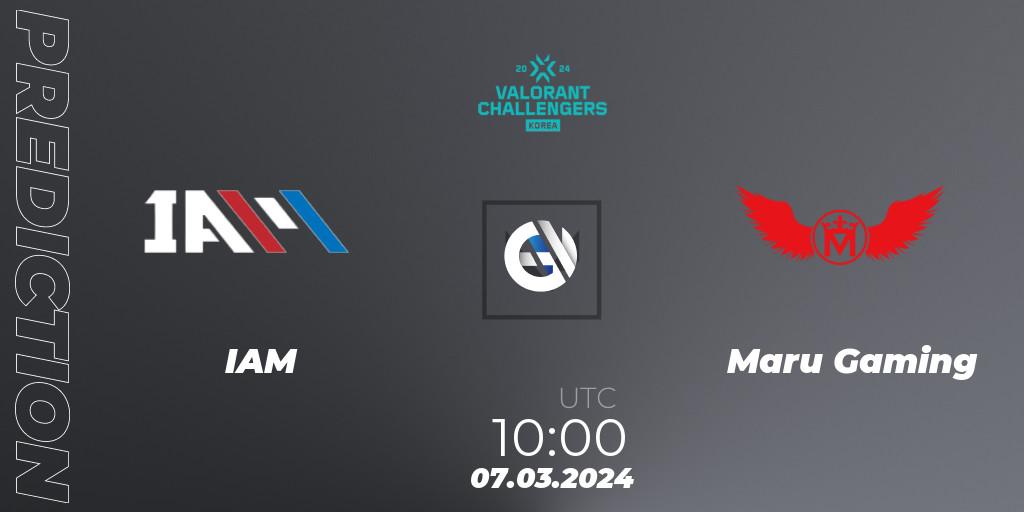 Pronóstico IAM - Maru Gaming. 07.03.24, VALORANT, VALORANT Challengers Korea 2024: Split 1