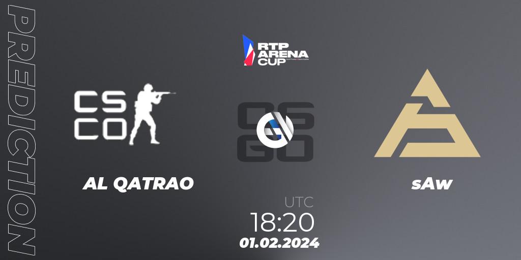 Pronóstico AL QATRAO - sAw. 01.02.2024 at 18:20, Counter-Strike (CS2), RTP Arena Cup 2024