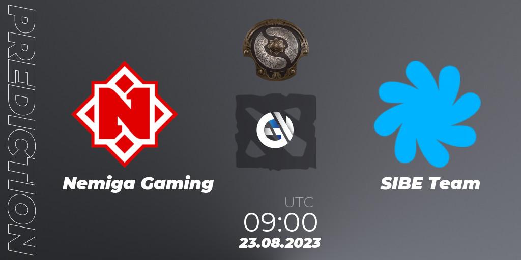Pronóstico Nemiga Gaming - SIBE Team. 23.08.2023 at 09:07, Dota 2, The International 2023 - Eastern Europe Qualifier