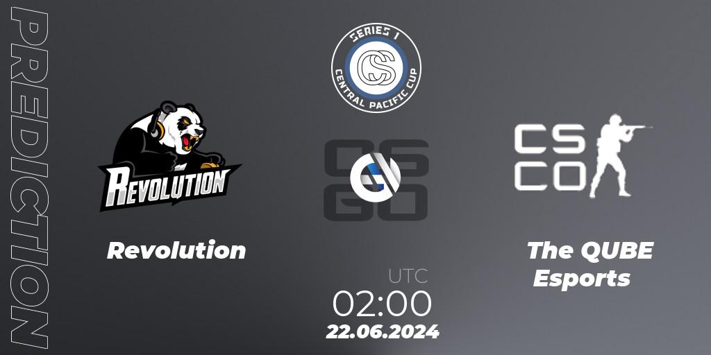 Pronóstico Revolution - The QUBE Esports. 22.06.2024 at 02:00, Counter-Strike (CS2), Central Pacific Cup: Series 1