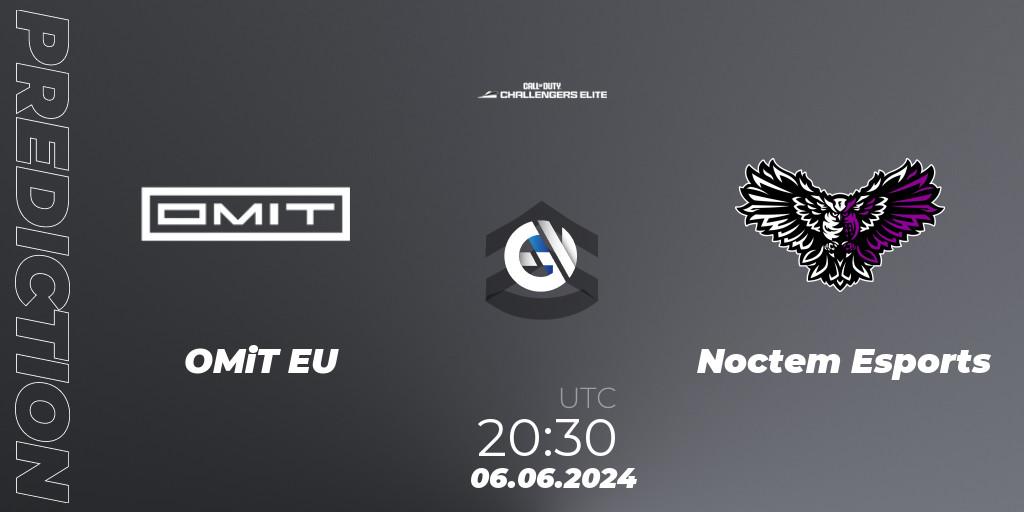 Pronóstico OMiT EU - Noctem Esports. 06.06.2024 at 19:30, Call of Duty, Call of Duty Challengers 2024 - Elite 3: EU