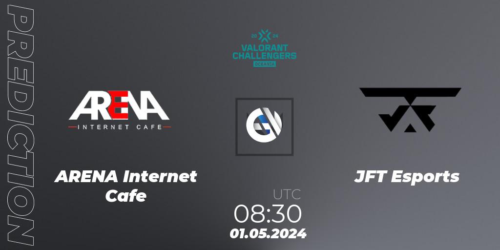 Pronóstico ARENA Internet Cafe - JFT Esports. 01.05.2024 at 08:30, VALORANT, VALORANT Challengers 2024 Oceania: Split 1