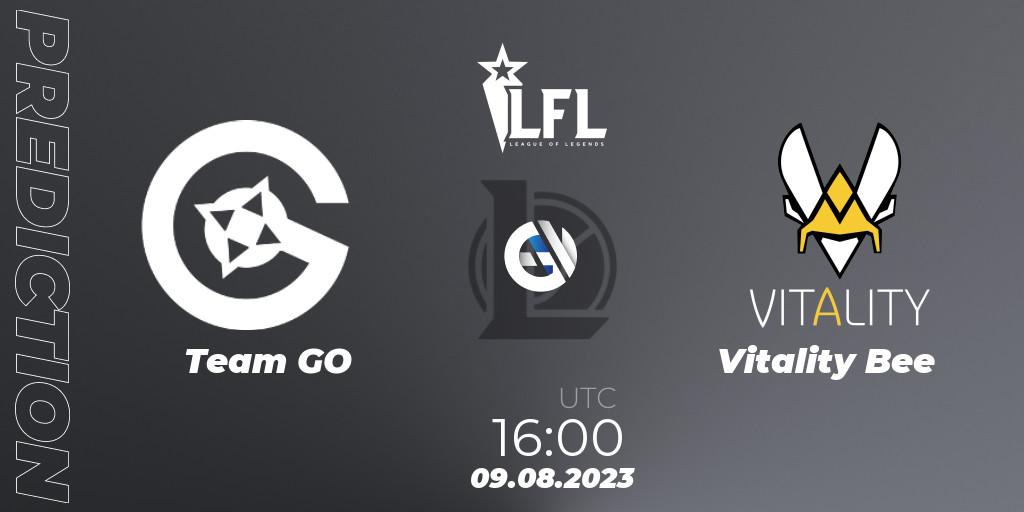 Pronóstico Team GO - Vitality Bee. 09.08.2023 at 16:00, LoL, LFL Summer 2023 - Playoffs