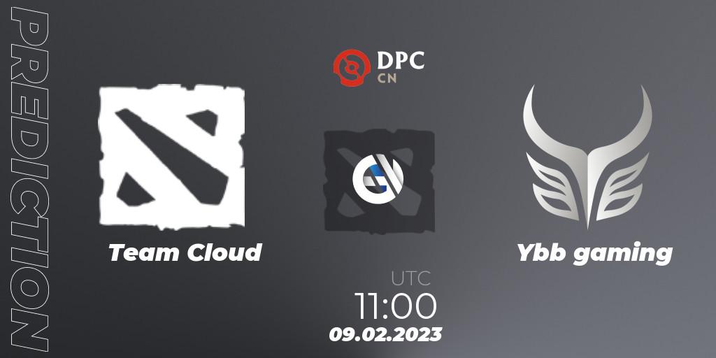 Pronóstico Team Cloud - Ybb gaming. 09.02.23, Dota 2, DPC 2022/2023 Winter Tour 1: CN Division II (Lower)