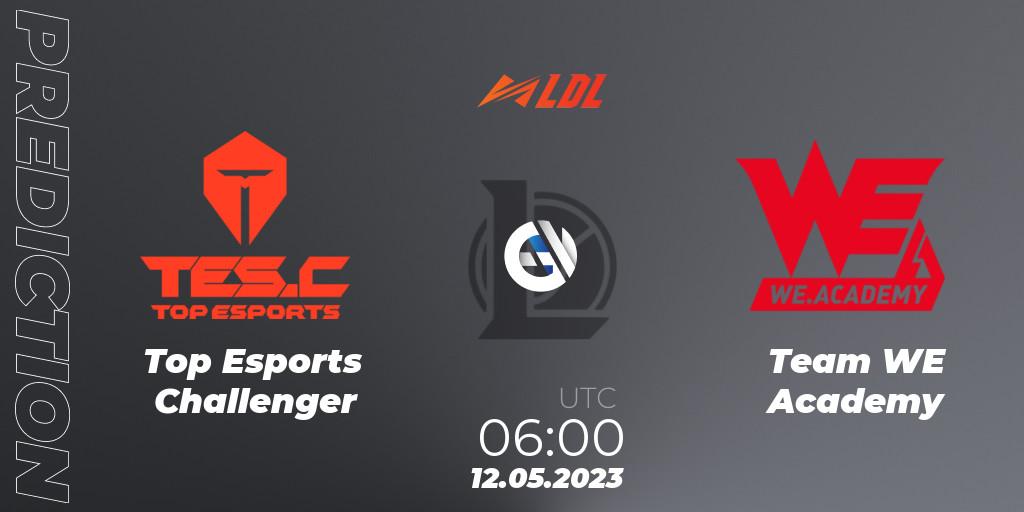 Pronóstico Top Esports Challenger - Team WE Academy. 12.05.2023 at 06:00, LoL, LDL 2023 - Regular Season - Stage 2