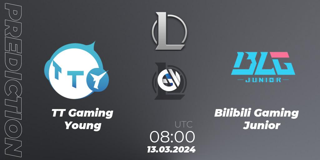 Pronóstico TT Gaming Young - Bilibili Gaming Junior. 13.03.2024 at 08:00, LoL, LDL 2024 - Stage 1