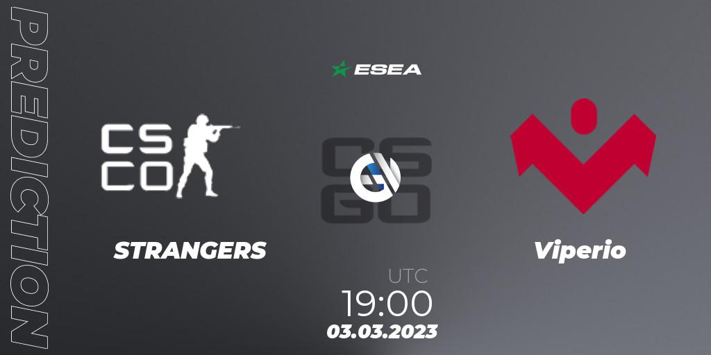 Pronóstico STRANGERS - Viperio. 03.03.2023 at 19:00, Counter-Strike (CS2), ESEA Season 44: Advanced Division - Europe