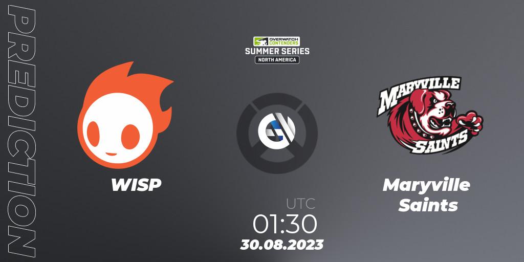 Pronóstico WISP - Maryville Saints. 30.08.2023 at 01:30, Overwatch, Overwatch Contenders 2023 Summer Series: North America