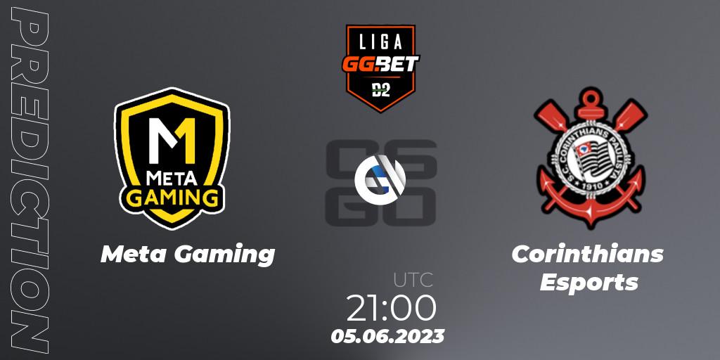 Pronóstico Meta Gaming Brasil - Corinthians Esports. 05.06.23, CS2 (CS:GO), Dust2 Brasil Liga Season 1
