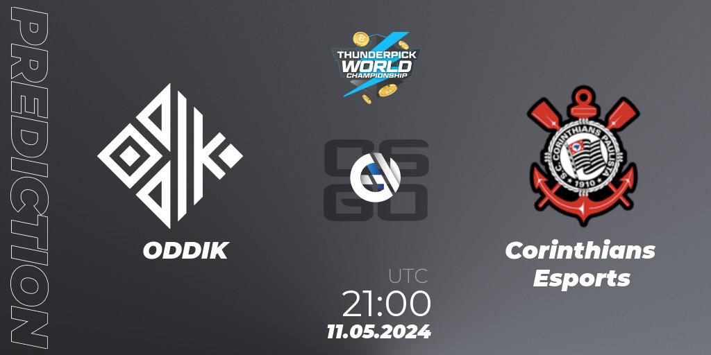 Pronóstico ODDIK - Corinthians Esports. 11.05.2024 at 21:00, Counter-Strike (CS2), Thunderpick World Championship 2024: South American Series #1