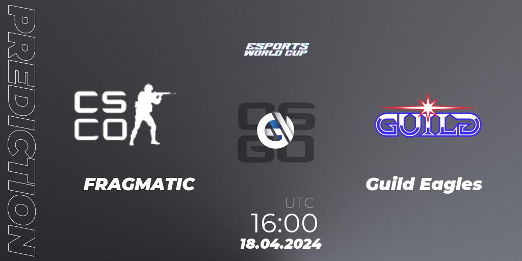 Pronóstico fragmatic - Guild Eagles. 18.04.2024 at 16:00, Counter-Strike (CS2), Esports World Cup 2024: European Open Qualifier