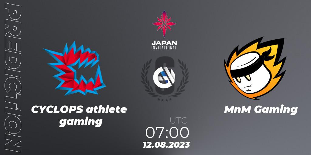 Pronóstico CYCLOPS athlete gaming - MnM Gaming. 12.08.23, Rainbow Six, Japan Invitational - 2023
