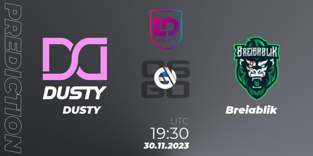 Pronóstico DUSTY - Breiðablik. 30.11.23, CS2 (CS:GO), Icelandic Esports League Season 8: Regular Season