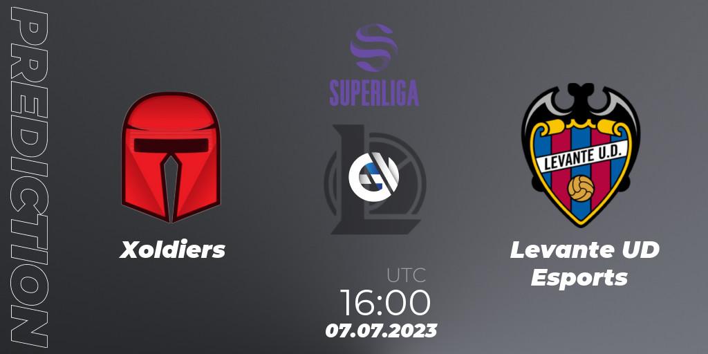 Pronóstico Xoldiers - Levante UD Esports. 07.07.2023 at 16:00, LoL, LVP Superliga 2nd Division 2023 Summer