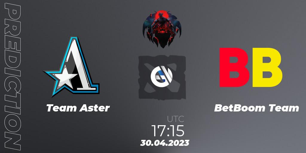 Pronóstico Team Aster - BetBoom Team. 30.04.2023 at 17:15, Dota 2, The Berlin Major 2023 ESL - Group Stage
