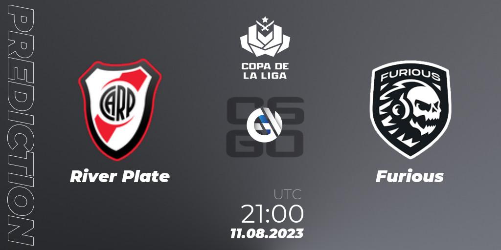 Pronóstico River Plate - Furious. 11.08.2023 at 21:00, Counter-Strike (CS2), La Copa de La Liga 2023