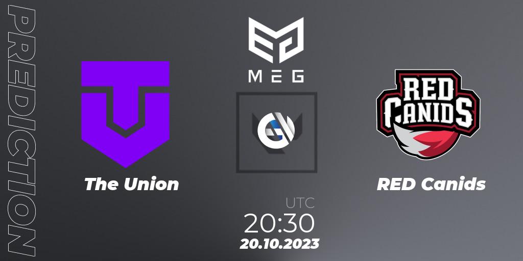 Pronóstico The Union - RED Canids. 20.10.23, VALORANT, Multiplatform Esports Game 2023