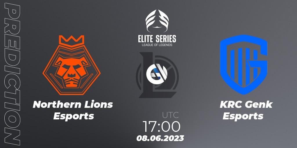 Pronóstico Northern Lions Esports - KRC Genk Esports. 08.06.23, LoL, Elite Series Summer 2023