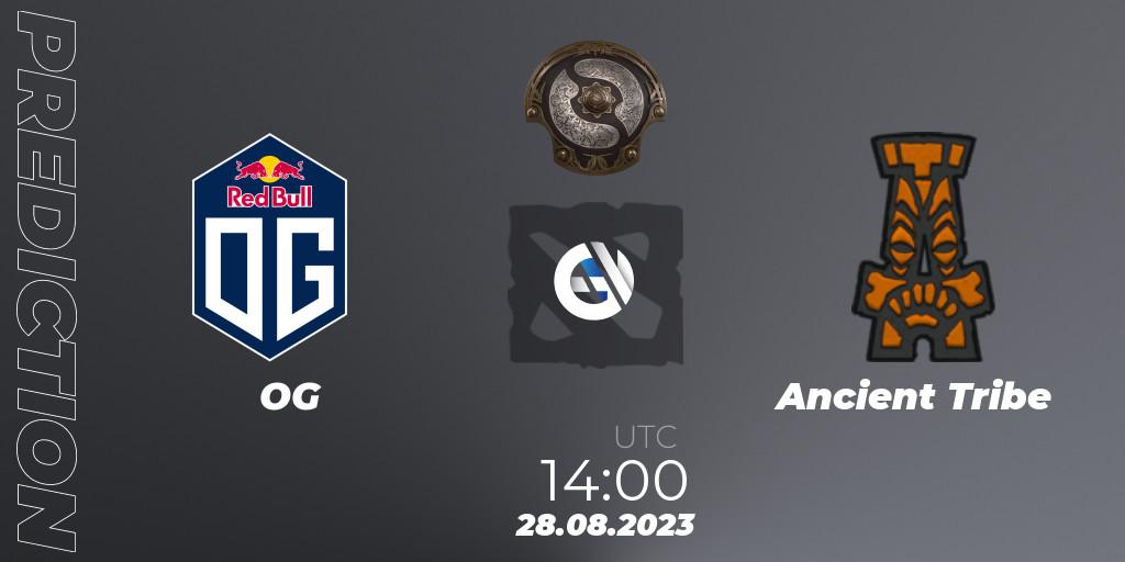 Pronóstico OG - Ancient Tribe. 28.08.2023 at 15:15, Dota 2, The International 2023 - Western Europe Qualifier