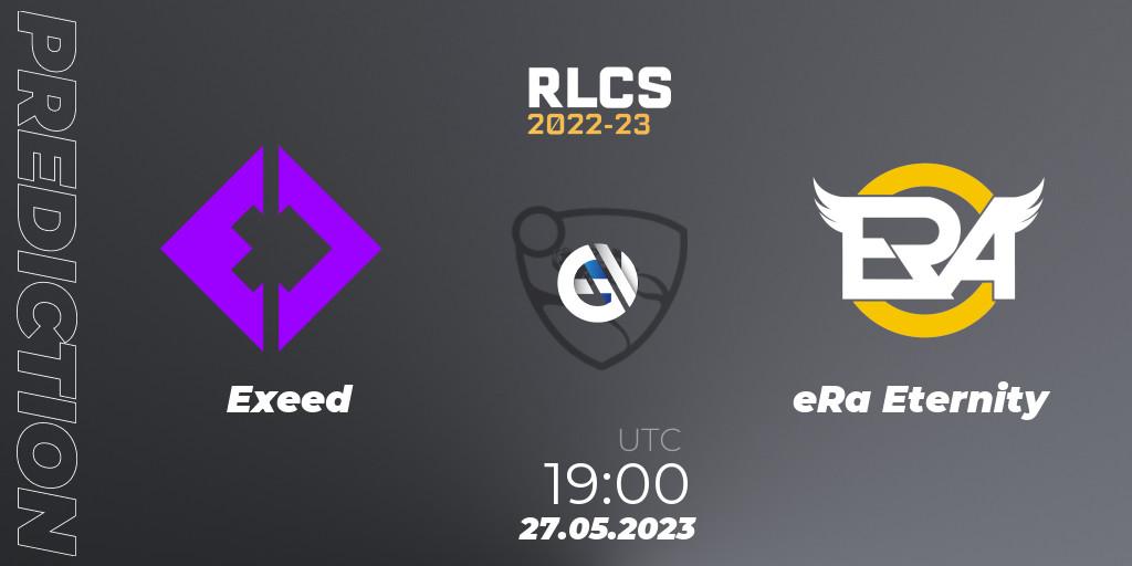 Pronóstico Exeed - eRa Eternity. 27.05.2023 at 19:00, Rocket League, RLCS 2022-23 - Spring: South America Regional 2 - Spring Cup