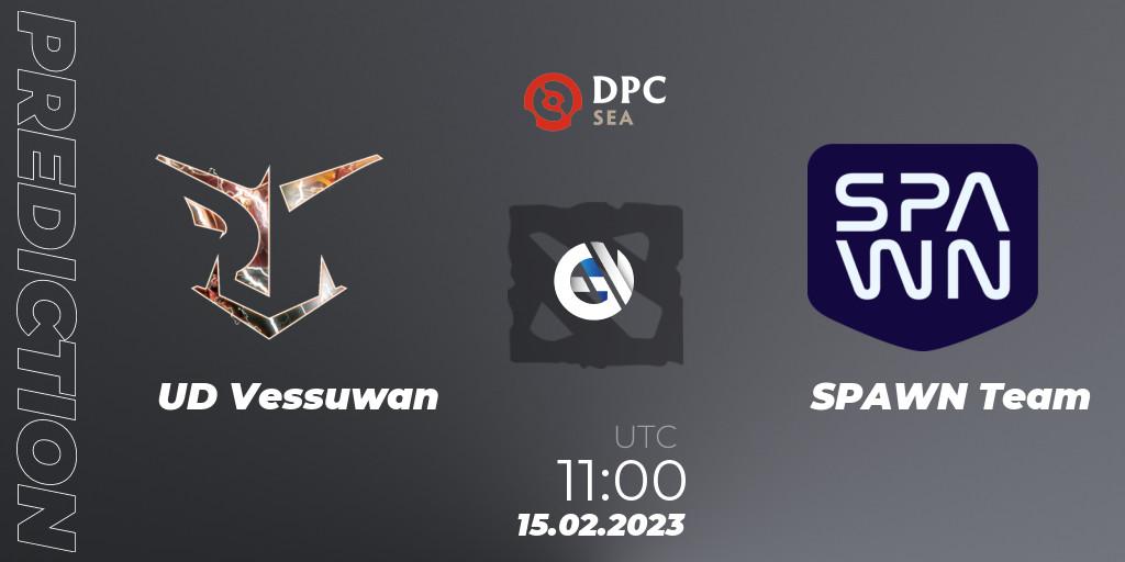 Pronóstico UD Vessuwan - SPAWN Team. 15.02.23, Dota 2, DPC 2022/2023 Winter Tour 1: SEA Division II (Lower)