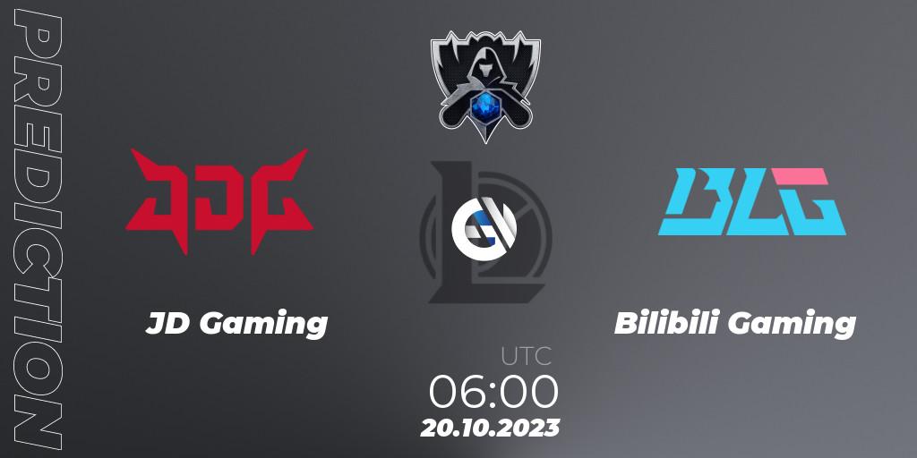 Pronóstico JD Gaming - Bilibili Gaming. 20.10.23, LoL, Worlds 2023 LoL - Group Stage