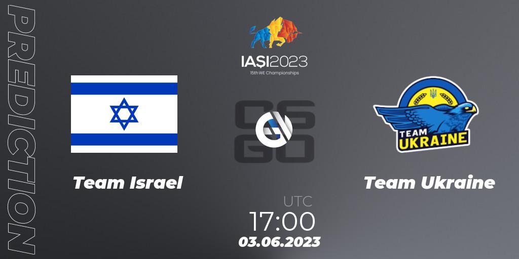 Pronóstico Israel - Team Ukraine. 03.06.2023 at 17:00, Counter-Strike (CS2), IESF World Esports Championship 2023: Eastern Europe Qualifier