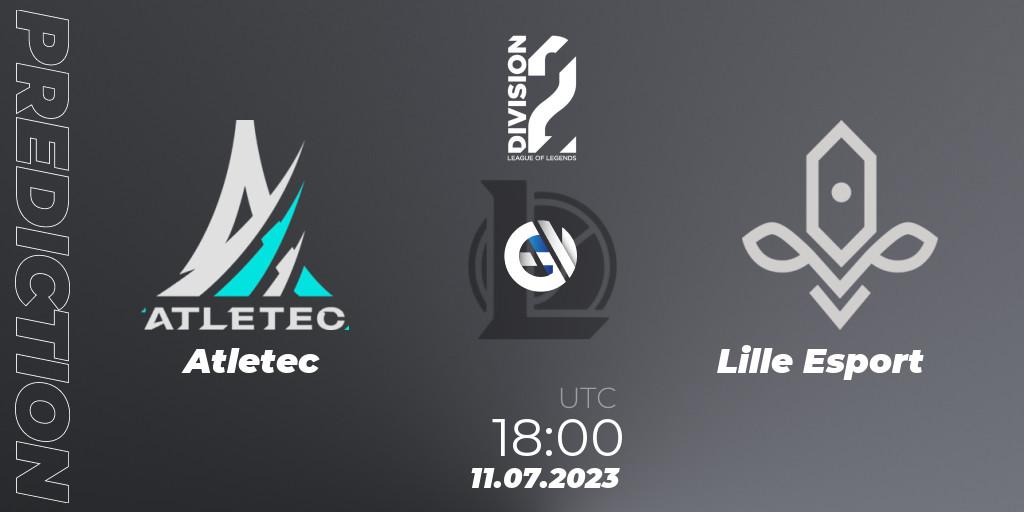 Pronóstico Atletec - Lille Esport. 11.07.23, LoL, LFL Division 2 Summer 2023 - Group Stage