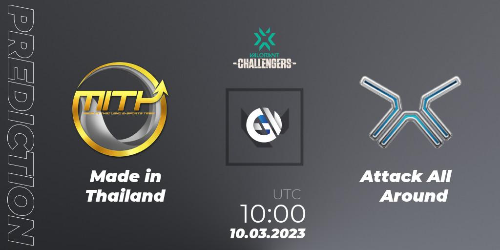 Pronóstico Made in Thailand - Attack All Around. 10.03.23, VALORANT, VALORANT Challengers 2023: Thailand Split 1