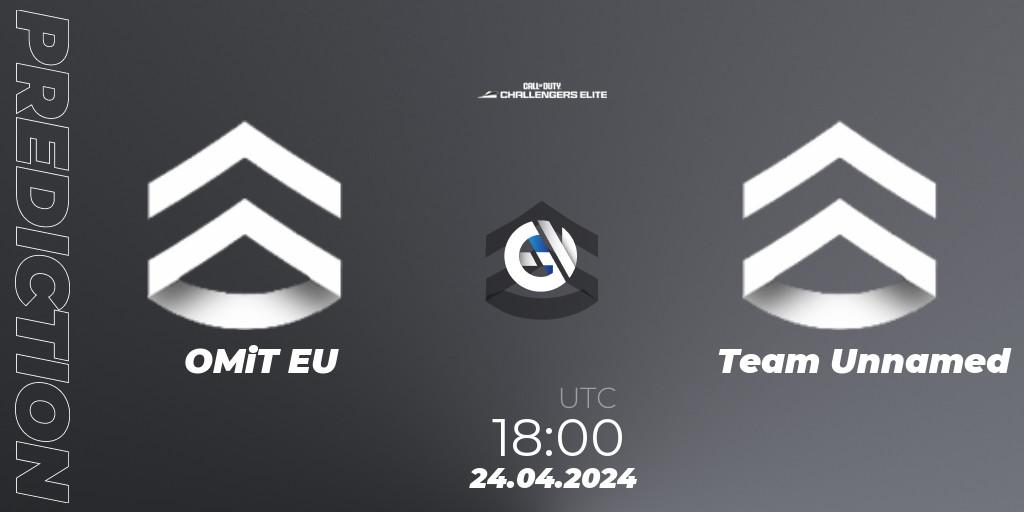Pronóstico OMiT EU - Team Unnamed. 24.04.2024 at 18:00, Call of Duty, Call of Duty Challengers 2024 - Elite 2: EU