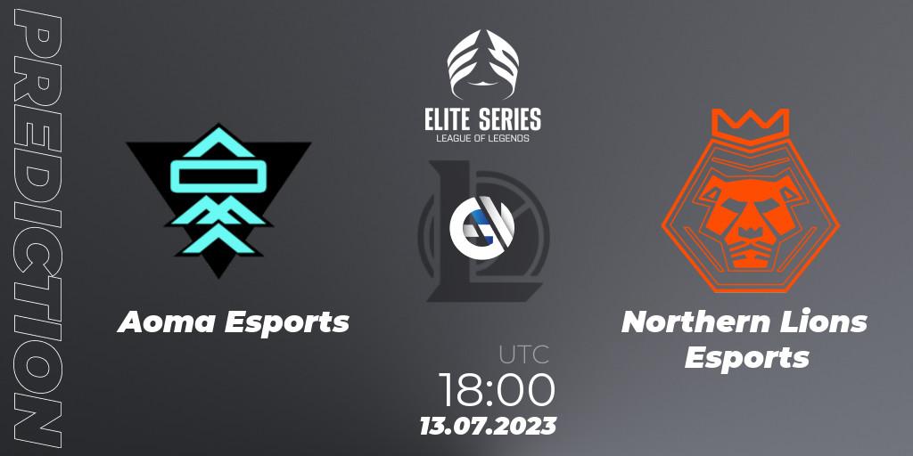 Pronóstico Aoma Esports - Northern Lions Esports. 13.07.2023 at 18:00, LoL, Elite Series Summer 2023