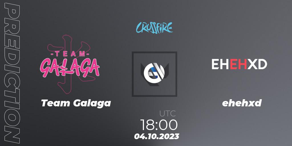 Pronóstico Team Galaga - ehehxd. 04.10.2023 at 18:00, VALORANT, LVP - Crossfire Cup 2023: Contenders #1