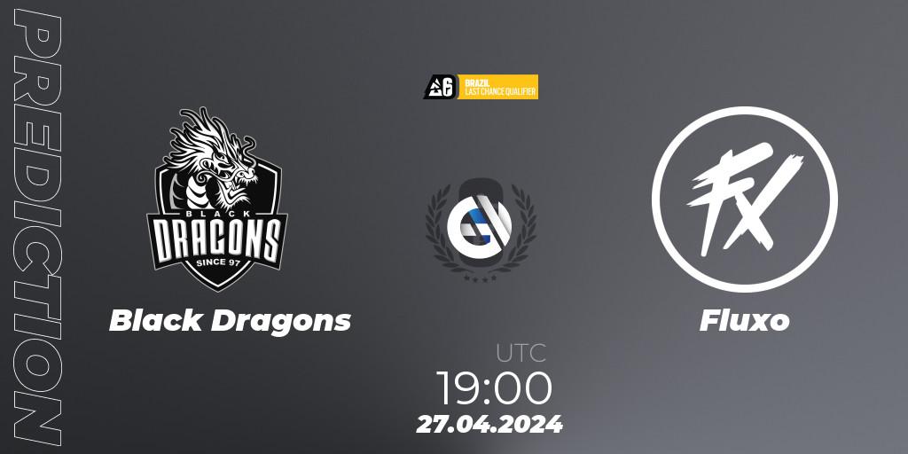 Pronóstico Black Dragons - Fluxo. 27.04.24, Rainbow Six, Brazil League 2024 - Stage 1: Last Chance Qualifier