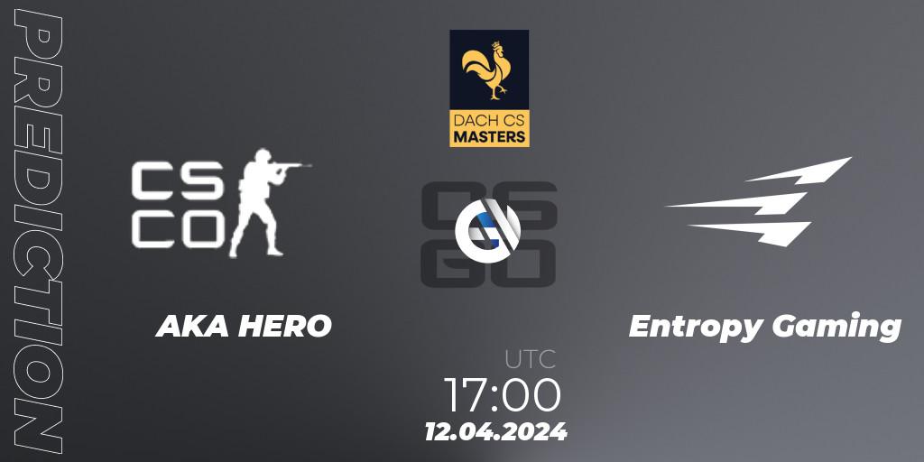 Pronóstico AKA HERO - Entropy Gaming. 10.04.24, CS2 (CS:GO), DACH CS Masters Season 1: Division 2
