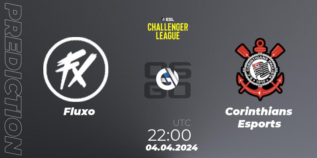 Pronóstico Fluxo - Corinthians Esports. 04.04.24, CS2 (CS:GO), ESL Challenger League Season 47: South America