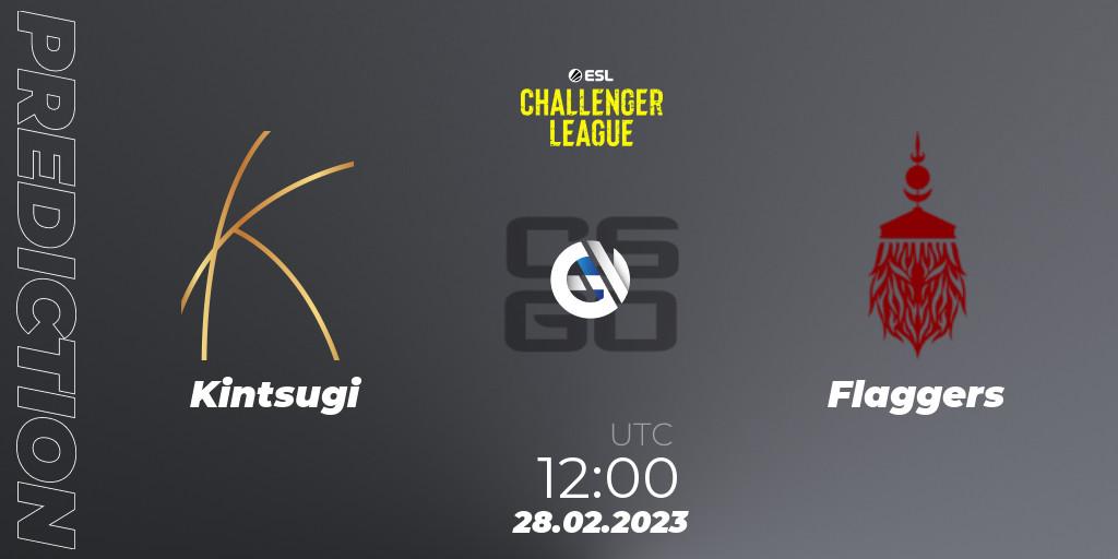Pronóstico Kintsugi - Flaggers. 28.02.2023 at 12:00, Counter-Strike (CS2), ESL Challenger League Season 44: Asia-Pacific