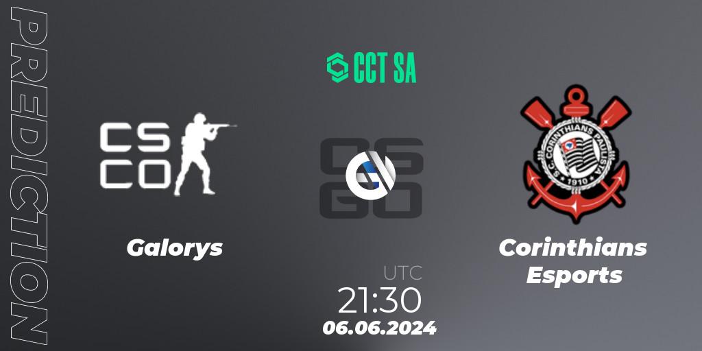 Pronóstico Galorys - Corinthians Esports. 06.06.2024 at 21:00, Counter-Strike (CS2), CCT Season 2 South America Series 1