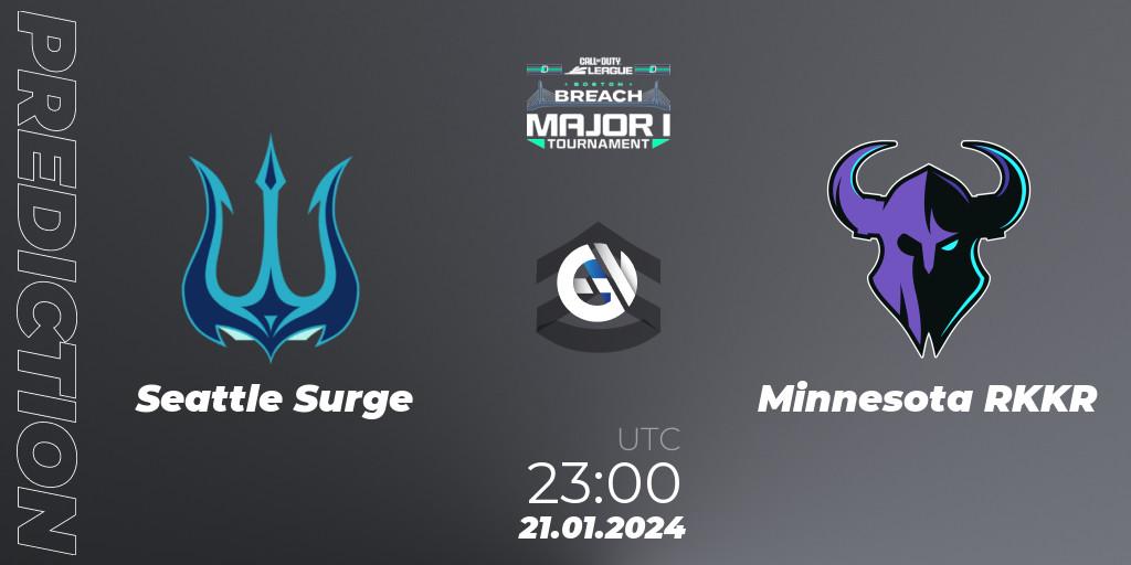 Pronóstico Seattle Surge - Minnesota RØKKR. 20.01.2024 at 23:00, Call of Duty, Call of Duty League 2024: Stage 1 Major Qualifiers