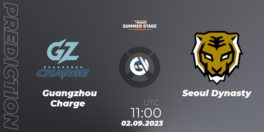 Pronóstico Guangzhou Charge - Seoul Dynasty. 02.09.23, Overwatch, Overwatch League 2023 - Summer Stage Knockouts