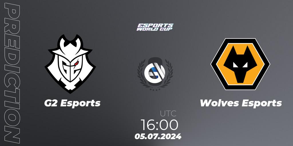 Pronóstico G2 Esports - Wolves Esports. 05.07.2024 at 16:00, Rainbow Six, Esports World Cup 2024: Europe CQ