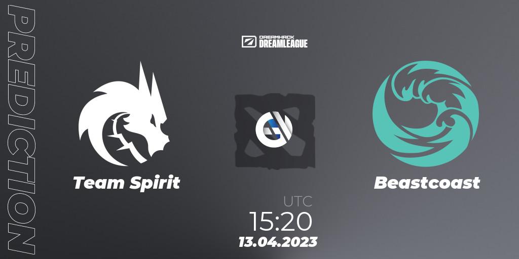 Pronóstico Team Spirit - Beastcoast. 13.04.2023 at 15:22, Dota 2, DreamLeague Season 19 - Group Stage 1