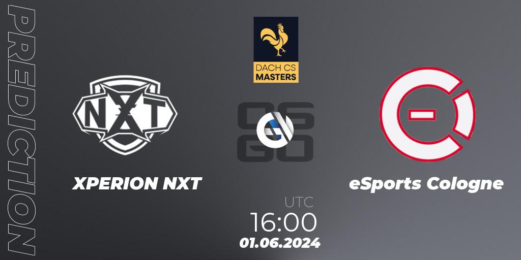 Pronóstico XPERION NXT - eSports Cologne. 01.06.2024 at 16:00, Counter-Strike (CS2), DACH CS Masters Season 1: Division 2