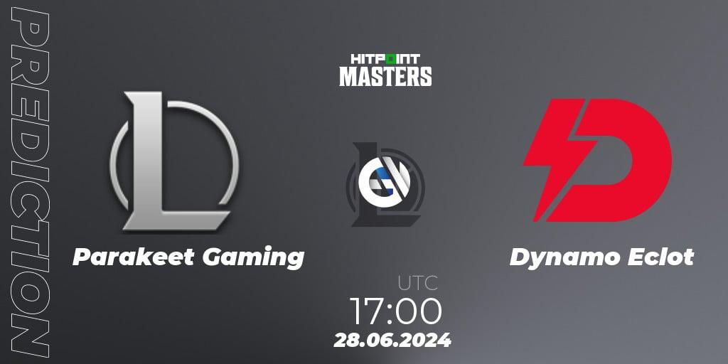 Pronóstico Parakeet Gaming - Dynamo Eclot. 28.06.2024 at 17:00, LoL, Hitpoint Masters Summer 2024