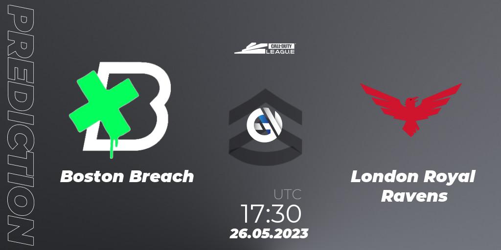 Pronóstico Boston Breach - London Royal Ravens. 26.05.2023 at 17:30, Call of Duty, Call of Duty League 2023: Stage 5 Major