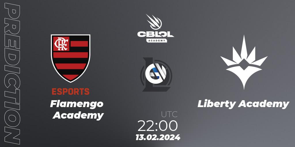 Pronóstico Flamengo Academy - Liberty Academy. 13.02.2024 at 22:00, LoL, CBLOL Academy Split 1 2024