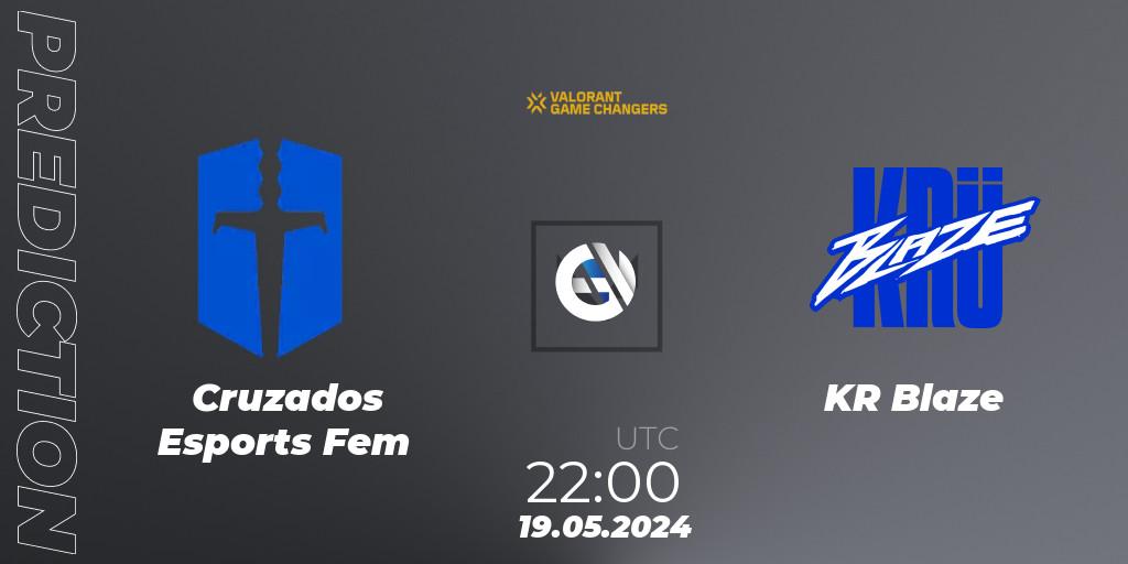 Pronóstico Cruzados Esports Fem - KRÜ Blaze. 19.05.2024 at 22:00, VALORANT, VCT 2024: Game Changers LAS - Opening