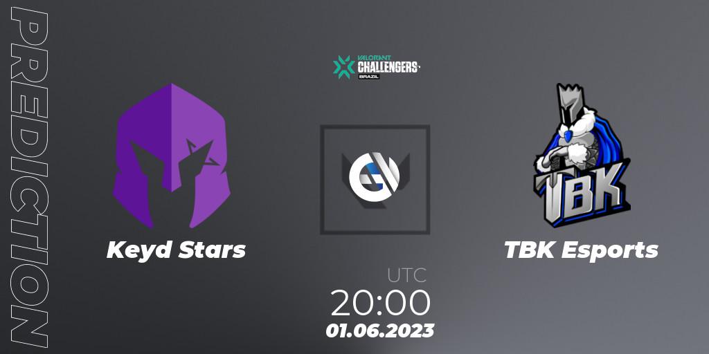 Pronóstico Keyd Stars - TBK Esports. 01.06.23, VALORANT, VALORANT Challengers 2023: Brazil Split 2