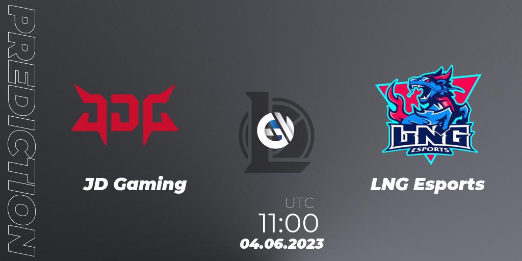 Pronóstico JD Gaming - LNG Esports. 04.06.23, LoL, LPL Summer 2023 Regular Season