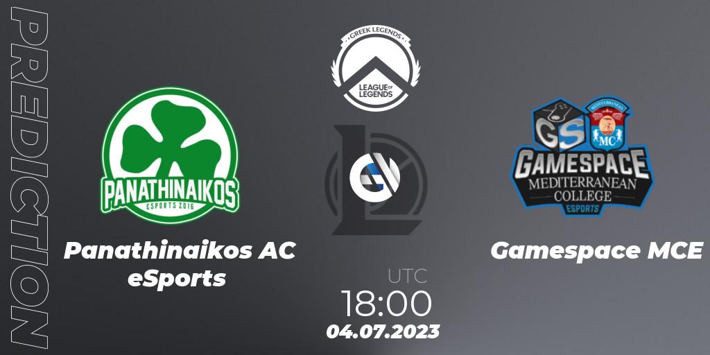 Pronóstico Panathinaikos AC eSports - Gamespace MCE. 04.07.2023 at 18:00, LoL, Greek Legends League Summer 2023